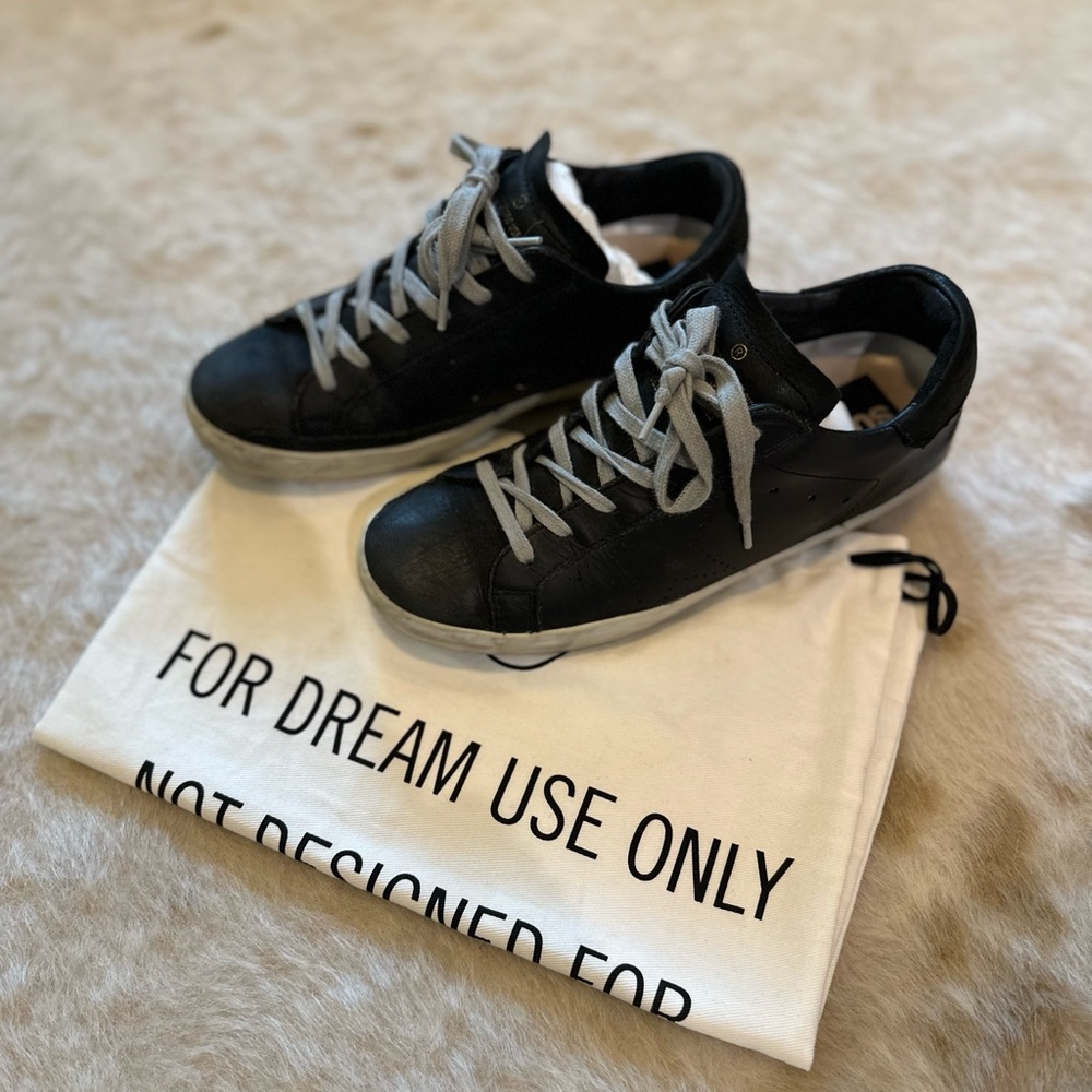*SOLD*Golden Goose Superstar Black Leather Sneakers